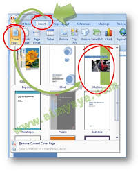 Cara Membuat Template Cover Page Di Galeri Microsoft Word Cara Aimyaya Cara Semua Cara