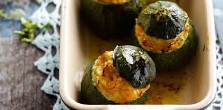 Courgettes Rondes Farcies A La Dinde Hachee Recettes Recette Recette Courgette Ronde Courgette Ronde Farcie Recette Avec Courgette