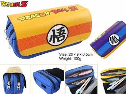 Dragonball Z Double Zipper Stationery Bag Zipper Pencil Case Pencil Bags Pencil Case