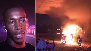 Good Samaritan rescues women from dramatic, fiery crash