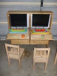 Ikea Shoe Cabinets To Make Computer Desks For Home Or Classroom Kids Computer Kids Computer Desk Ikea Hackers