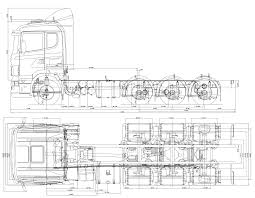 Scania Lb 8x4 Heavy Truck Blueprints Free Outlines Camions Rc W202 Camion
