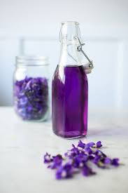 Violet Simple Syrup Recipe Edible Flowers Recipes Simple Syrup Flower Food