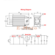 This diagram is quite good and needs only two points of clarification. Jcmoto 12v Voltage Regulator Rectifier 4 Pins For 50cc 125cc Atv Dirt Pit Bike Go Kart Automotive Replacement Parts