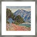 Cap martin, near menton 1884 claude monet (french, 1840�1926) Cap Martin 1884 Painting By Claude Monet