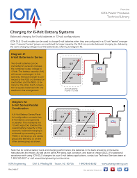 Charging For 6 Volt Battery Systems Manualzz Com