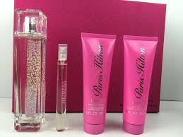 Paris hilton fragrance line collection. Paris Hilton Heiress 4pc Gift Set Perfume Spray 3 4 Oz B L S G 3 0 Mini Nib 608940571439 Ebay