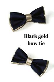 Black And Gold Tie Black Gold Wedding Gold Black Bow Tie Gold And Black Bow Etsy Black Gold Wedding Gold Bow Tie Navy Gold Wedding