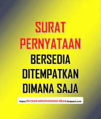 Seleksi penerimaan cpns tahun 2019 kembali dibuka setelah tahun kemarin yang juga dilakukan penerimaan. Contoh Surat Pernyataan Bersedia Ditempatkan Dimana Saja Format Administrasi Desa