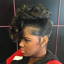 Keri hilson medium length black curly hairstyle for prom. 20 Stunning Short Hair Styles For Prom Ideas With Pictures Relaxed Hair Hair Styles Natural Hair Styles