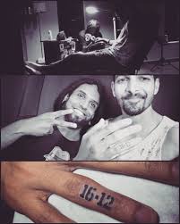 Harshvardhan Rane Got Real Sanam Teri Kasam Tattoo Sanamterikasam Bollywood India Harshvardanrane Picture Tattoos Finger Tattoos Pictures Finger Tattoos