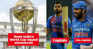 Maybe you would like to learn more about one of these? Bcci Have Announced Team India S Squad For The Forthcoming Icc Cricket World Cup