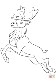 How To Draw Santa Reindeer 8 How To Draw A Christmas Deer Reindeer Drawings Inspiration Reindeer Drawing Rudolph Coloring Pages Deer Coloring Pages