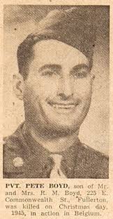 This holiday season, take a moment to remember all those who have  sacrificed so much for our nation in defense of liberty, freedom, and  democracy. Local Orange County man, Peter Wilson Boyd