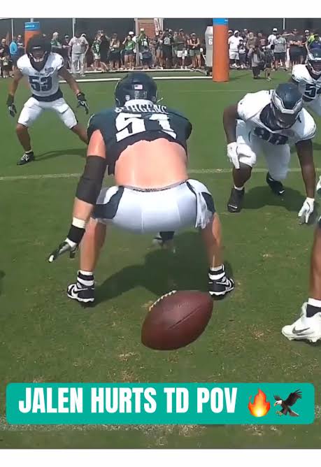 This POV is fire 🔥 (via @Philadelphia Eagles) #nfl #nflfootball  #jalenhurts #philadelphiaeagles #eagles