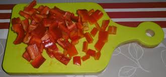 Straccetti con asparagi, pancetta e ricotta. Tengofame Straccetti Di Pollo Con Peperoni