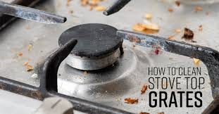 Then take your scraper and hold it at an angle and just scrape off as much burned on food as possible. How To Clean Stove Top Grates Simple Green