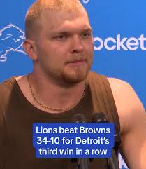 Detroit Lions Dominate Browns 34-10 for Third Win