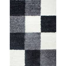 Ikea gronska teppich kariert schwarz weiss in 22761 hamburg. Hochflor Langflor Wohnzimmer Shaggy Teppich Kariert Schwarz Weiss Grau