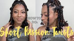 Easy Shoulder Length Passion Twist Tutorial Beginner Friendly Shoulder Length Twist Braids Braids For Black Hair