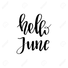 Hand lettering may seem intimidating at first, but it's actually easy to learn! Greeting Summer Card With Lettering Phrase Hello June Vector Royalty Free Cliparts Vectors And Stock Illustration Image 99313130
