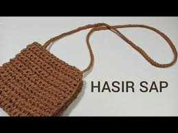 Hem Kolay Hem Cok Havali Kagit Ipten Hasir Canta Sapi Yapimi Crochet Bag Youtube Canta Tig Isi Canta Canta Modelleri