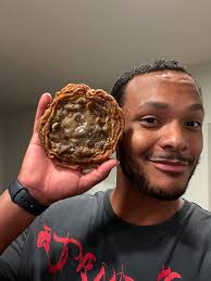 Over mixed my cookie dough so they spread alot more than I wanted and came  out huge, but I actually loved the texture. They were chewy around the  edges and soft in