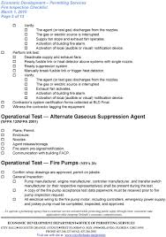 Nfpa 13d sprinkler system final inspection Frame Certificates Fire Certificate Checklist