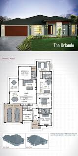 Single Storey House Design The Orlando A Generous Size Of 278 Sq M 15 95 X 22 43m De Single Storey House Plans One Storey House French Country House Plans