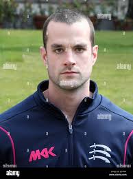 08.04.2013 London, England. Strength and Conditioning Coach Andy Mitchell  during the Middlesex Media day from Lords Stock Photo