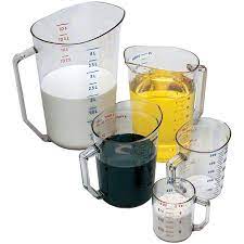 Fluid)) to other units using the calculator or conversion tables. Cambro Clear Measuring Cup 4 Qts Twin Ports Paper