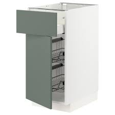 Unfortunately i have to drive over an hour to return this now and get a more expensive drawer with better tracks. Metod Maximera Base Cab W Wire Basket Drawer Door White Lerhyttan Black Stained Ikea
