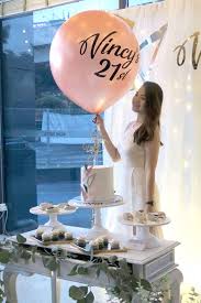 Cake decorating is one of the sugar arts that uses icing or frosting and other edible decorative elements to make otherwise plain cakes more visually interesting. Kara S Party Ideas Modern Geometric 21st Birthday Party Kara S Party Ideas