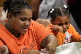 Inmate moms get Christmas message