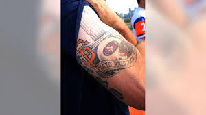 Evan harold davis, 8 april 1962, ashtead, surrey. Nfl Fan Tattoos