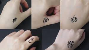 Album tattoos của mecaibap với 1000+ mẫu hình xăm đẹp, độc, lạ mà mình sưu tầm được. Cach Váº½ Nhá»¯ng Hinh XÄƒm Báº±ng But Bi Ä'Æ¡n Giáº£n How To Make Tattoo At Home With Pen Youtube