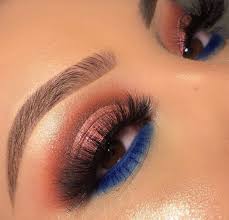 Pin By Goddess Leach On Fashion Beauty Eyeshadow Makeup Instagram Makeup Blue Eye Makeup
