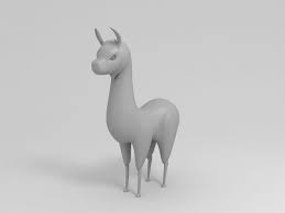 Llama Character 3d Model 3d Model Model Character