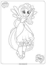 Mlp equestria girls coloring book featuring fluttershy.\r my little pony coloring pages is a creative fun ivity for kids. Mlp Equestria Girls Fluttershy Coloring Pages