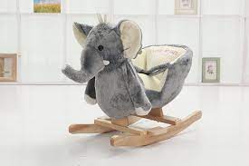 32 kids chairs and stools to seat them with style elephant plush rocking elephant rocking toy