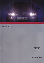 Audi Avant Rs2 Sales Brochure German 08 1993 Sales Brochures Brochure Cars For Sale
