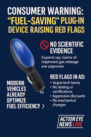 🚨 CONSUMER WARNING: “FUEL-SAVING” PLUG-IN DEVICE RAISING RED FLAGS 🚗💨 A  device being advertised online as FuelSync™ claims it can dramatically  improve gas mileage and engine performance by simply plugging into your