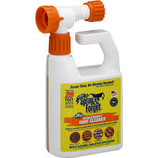 Dissolve 2 ½ ounces of washing soda in a gallon of hot water. Spray Forget Super Concentrated Roof Mold Mildew Cleaner Hose End Sprayer Walmart Com Walmart Com