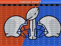 Fantasy Football Draft Kit Comes With Board For 2018 2019 And Over 430 Stickers Classic Edition Coded By Position Fantasy Football Football Football Draft