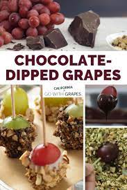 25 easy & healthy summer desserts. Chocolate Dipped Grapes Summer Fruit Desserts Dipped Grapes Grape Recipes