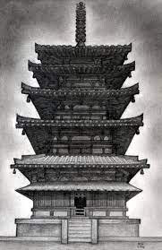 How To Draw A Pagoda, Japanese Pagoda, Step By Step, Drawing Guide, By  Finalprodigy - Dragoart