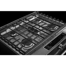 burner gas convection slide in range