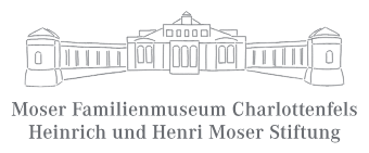 Am fahnenmast wehte jahrzehntelang ein fahne mit salm auf rotem grund. Heinrich Moser Moser Familienmuseum Charlottenfels