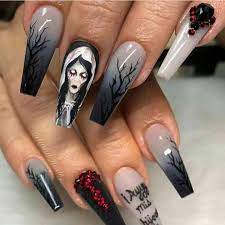 The Best Halloween Nail Ideas In 2019 Stylish Belles Cute Halloween Nails Halloween Nail Designs Shiny Nails Designs