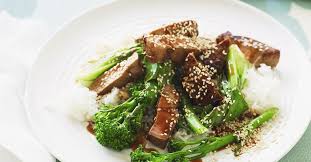 Schweinefilet Mit Hoisin Sauce Und Spargelbrokkoli Rezept Vegane Rezepte Gesund Schweinefilet Rezepte